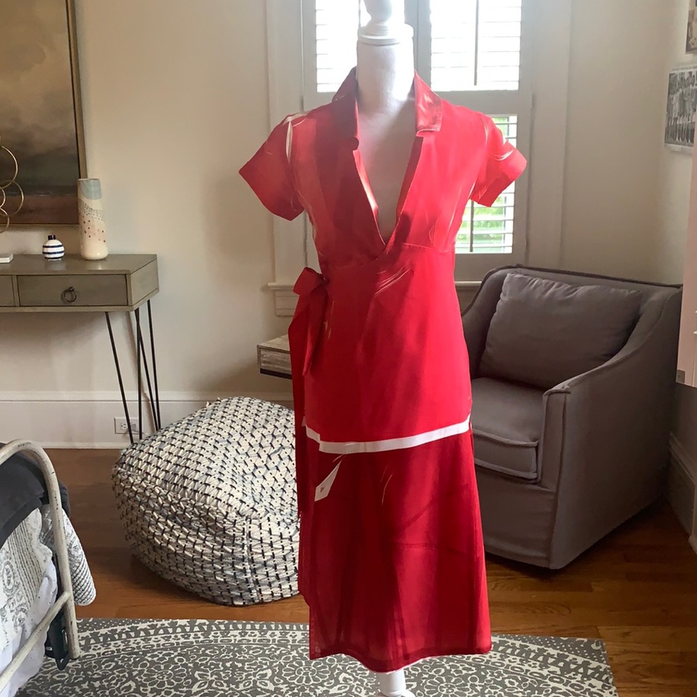 Extremely unique Maria Vazquez cocktail dress